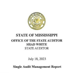 FY’22 Federal (Single) Audit Management Letter