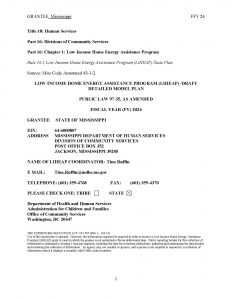 FY 2024 LIHEAP State Plan